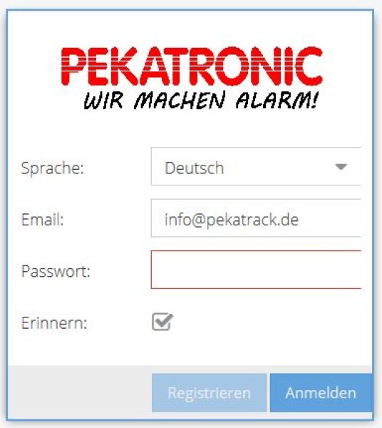 Simple Login on our webserver